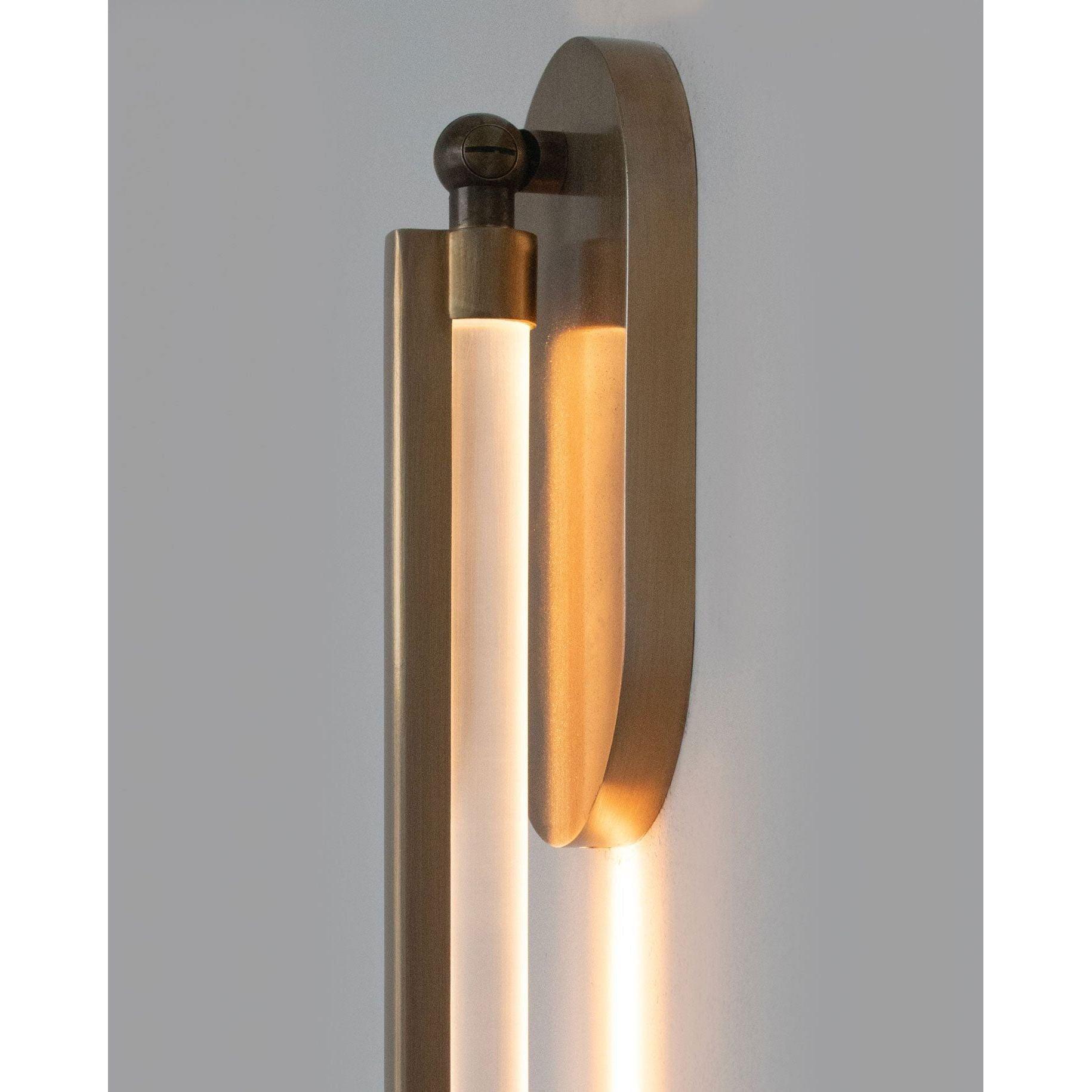 Ridgely Studio Works - Ray Slim Wall Sconce - RAYSM-WS-PL-16-MB - Canada Light Shop