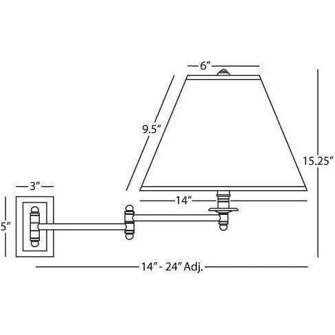 Robert Abbey - Kinetic Wall Swinger - Z1504ALT - Canada Light Shop