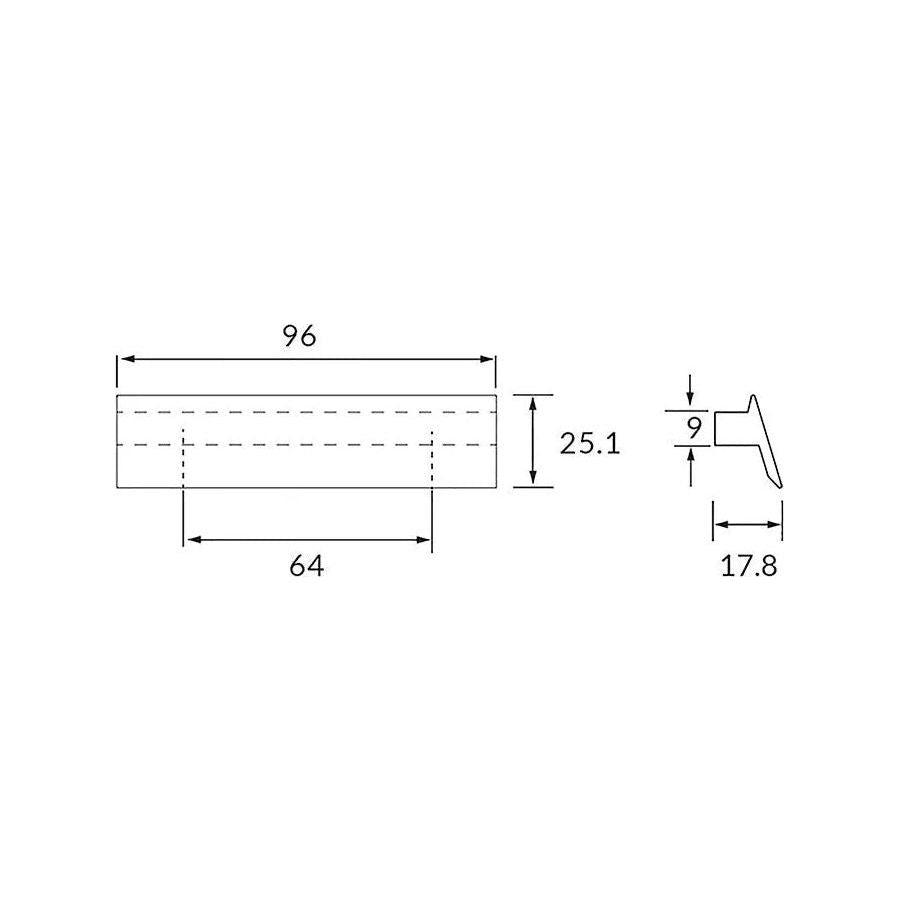 Rocheleau - E3611 Pull - POI-E3611-160-7W - Canada Light Shop