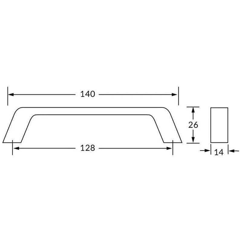 Rocheleau - R4231 Pull - POI-R4231-128-BSN - Canada Light Shop