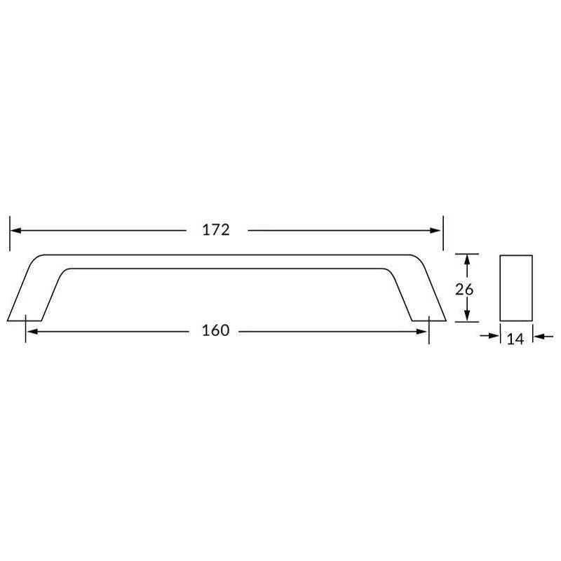 Rocheleau - R4231 Pull - POI-R4231-128-BSN - Canada Light Shop