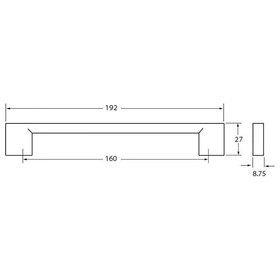 Rocheleau - R7040 Pull - POI-R7040-128-ABN - Canada Light Shop