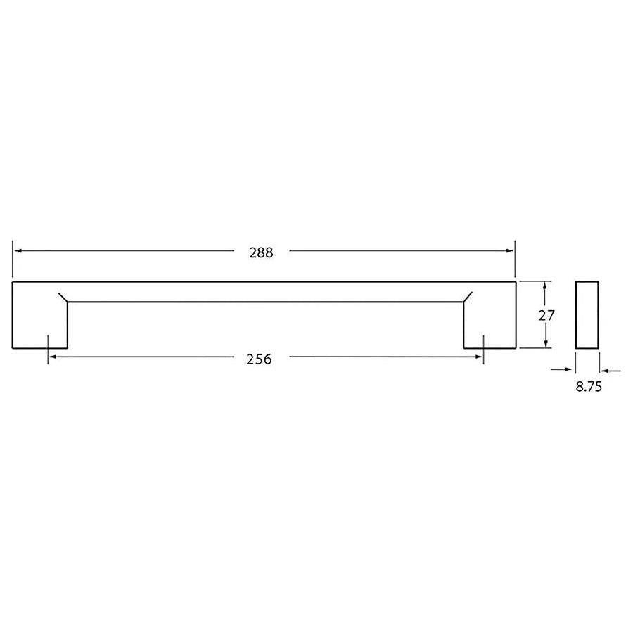 Rocheleau - R7040 Pull - POI-R7040-128-ABN - Canada Light Shop