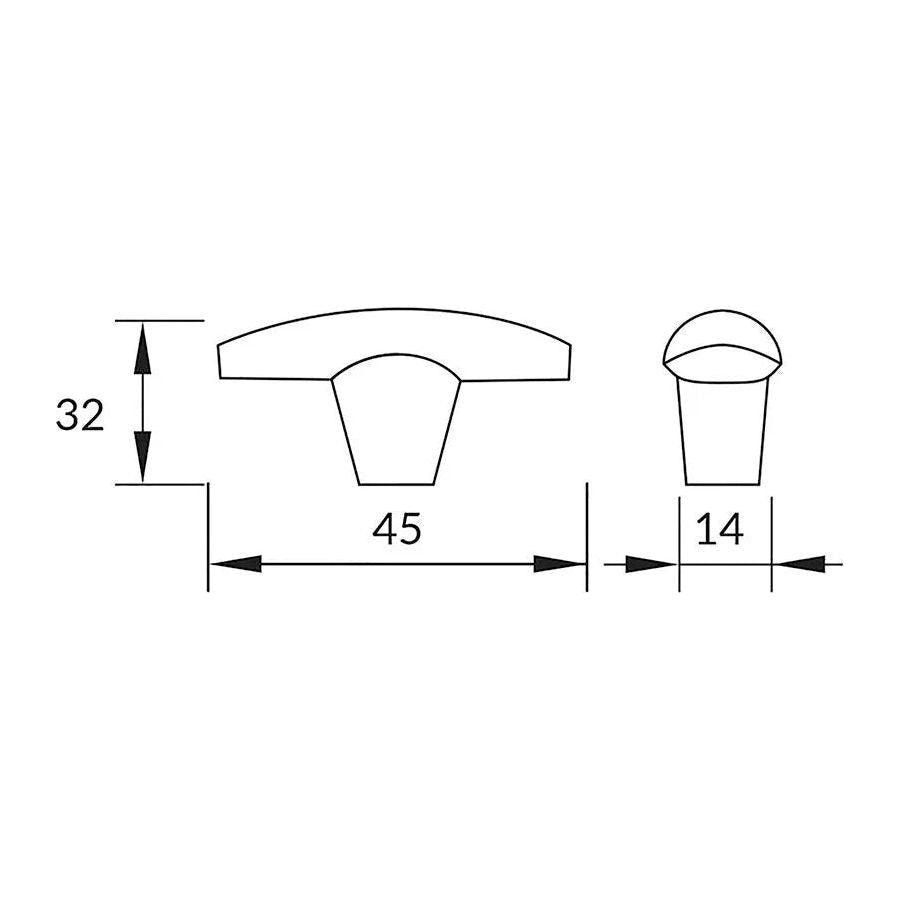 Rocheleau - R7090 Knob - BOU-R7090-ABN - Canada Light Shop