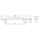Rocheleau - R7090 Pull - POI-R7090-128-ABN - Canada Light Shop