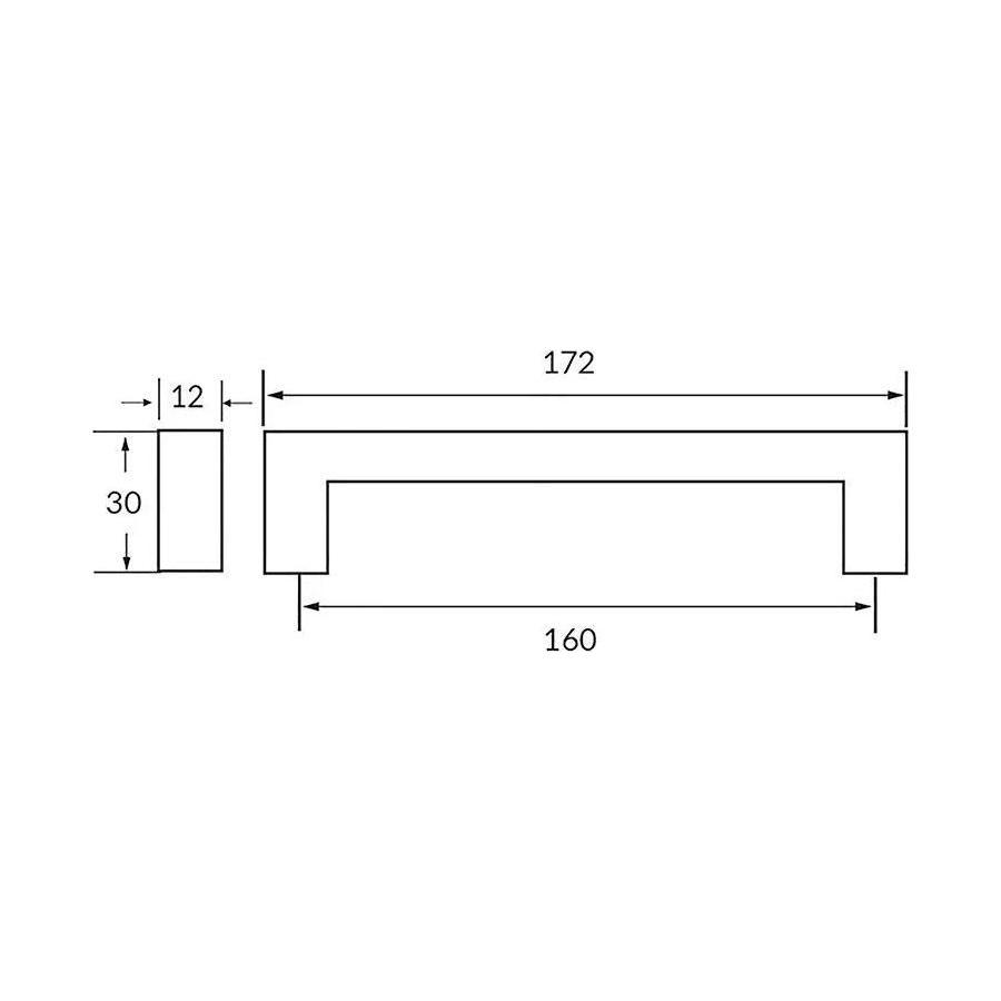 Rocheleau - R7092 Pull - POI-R7092-128-ABN - Canada Light Shop