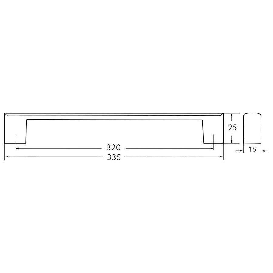 Rocheleau - R7170 Pull - POI-R7170-128-BAB - Canada Light Shop