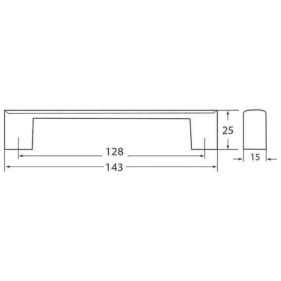 Rocheleau - R7170 Pull - POI-R7170-128-BAB - Canada Light Shop