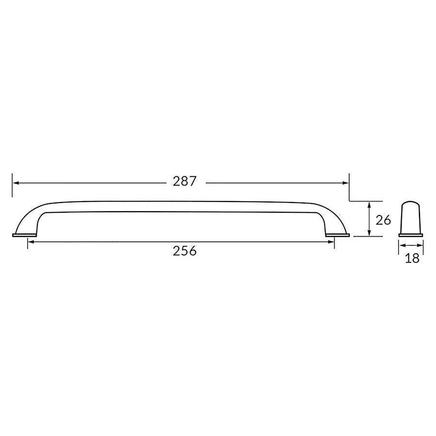 Rocheleau - R7253 Pull - POI-R7253-128-ABN - Canada Light Shop