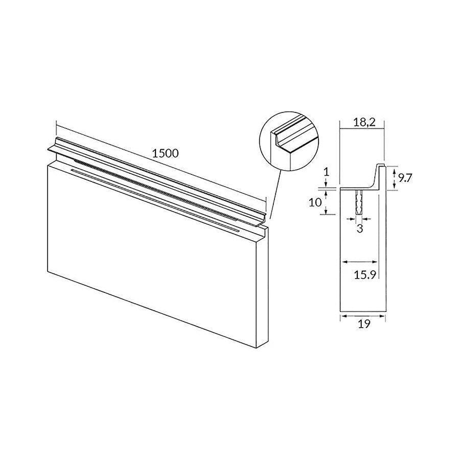 Rocheleau - V0343 Pull - POI-V0343-1500-L24 - Canada Light Shop