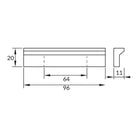 Rocheleau - V78 Pull - POI-V78-160-L01 - Canada Light Shop