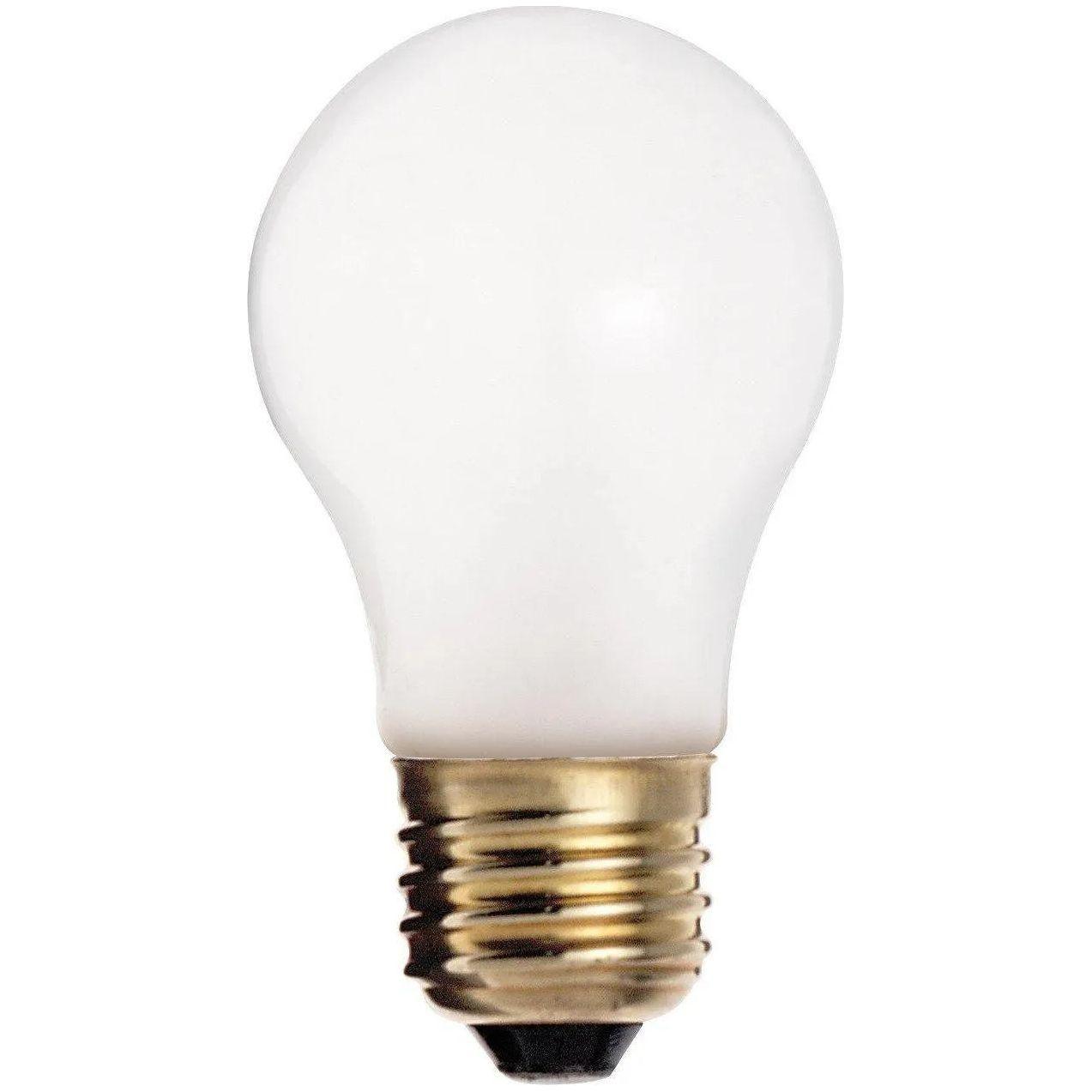 Satco Products - 40 Watt A15 Incandescent, Frost, Appliance Lamp, 2500 Average rated hours, 290/217 Lumens, Medium base, 130/120 Volt - S3721 - Canada Light Shop