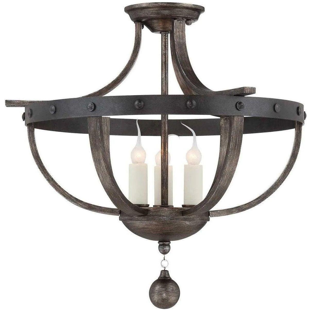 Savoy House - Alsace Three Light Semi-Flush Mount - 6-9540-3-196 - Canada Light Shop