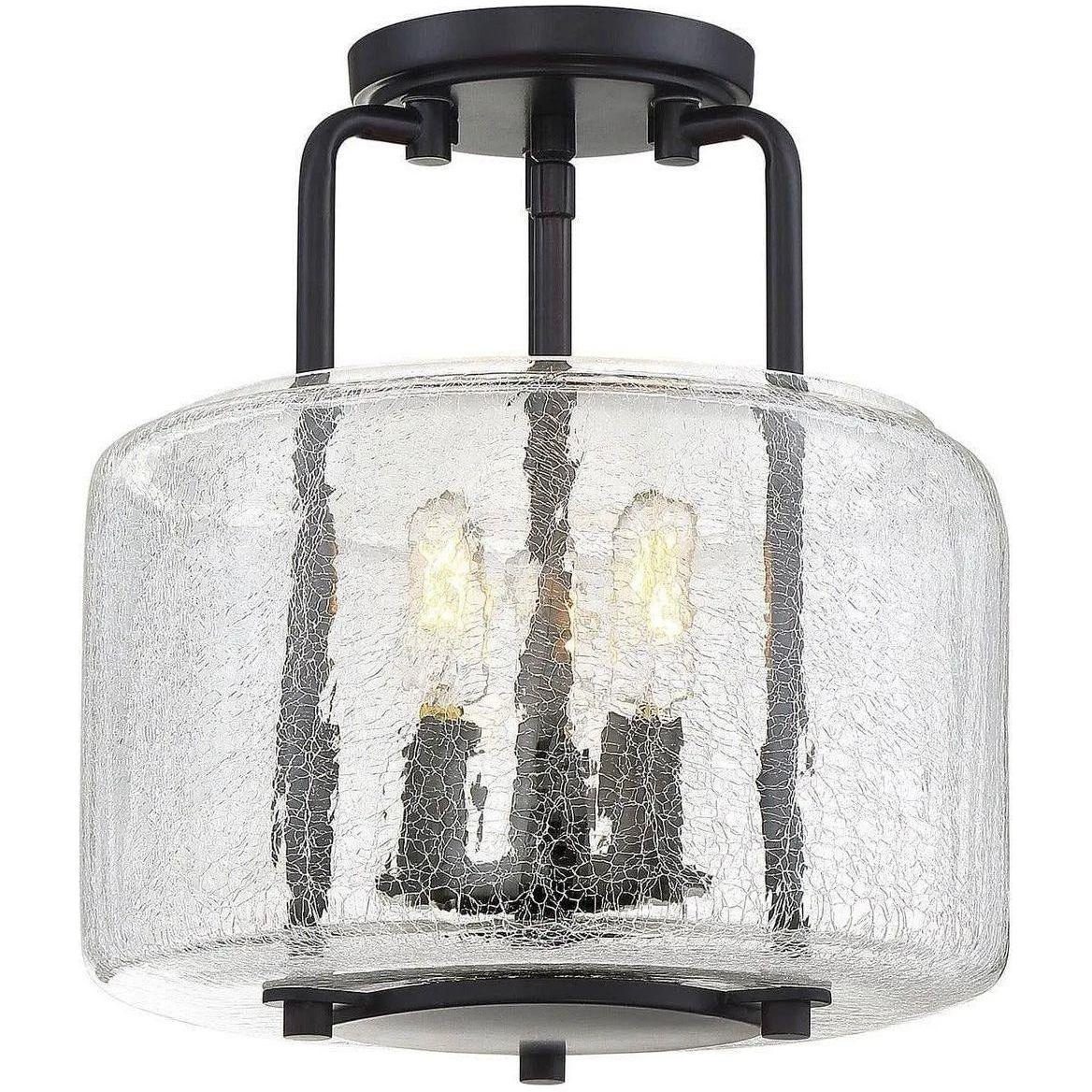 Savoy House - Avalon Three Light Semi-Flush Mount - 6-7790-3-13 - Canada Light Shop