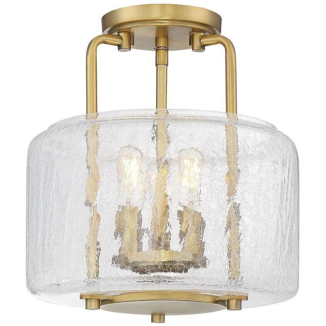 Savoy House - Avalon Three Light Semi-Flush Mount - 6-7790-3-322 - Canada Light Shop