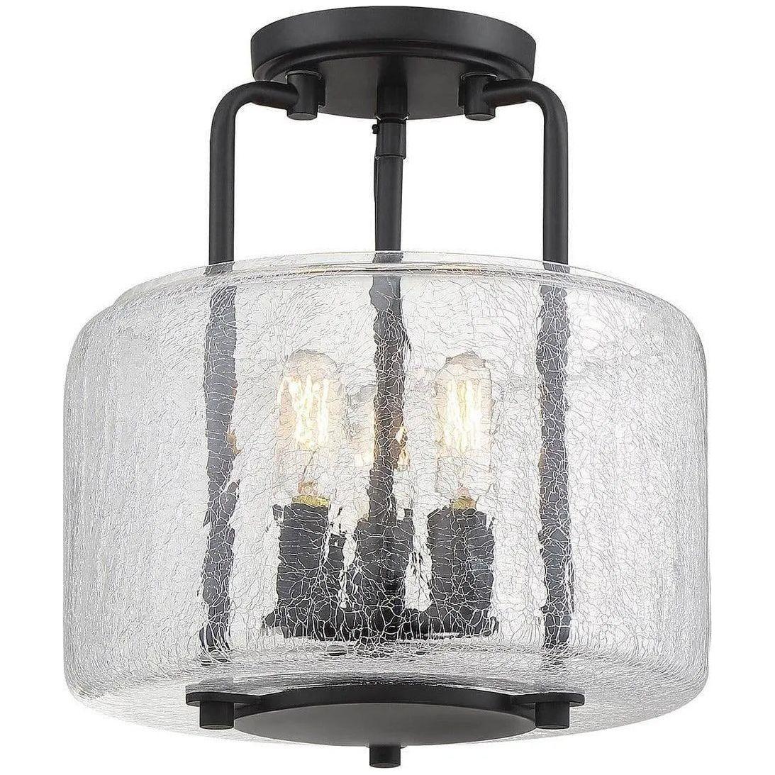 Savoy House - Avalon Three Light Semi-Flush Mount - 6-7790-3-89 - Canada Light Shop