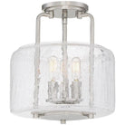 Savoy House - Avalon Three Light Semi-Flush Mount - 6-7790-3-SN - Canada Light Shop