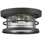 Savoy House - Barrett Two Light Flush Mount - 5-369-13-BK - Canada Light Shop