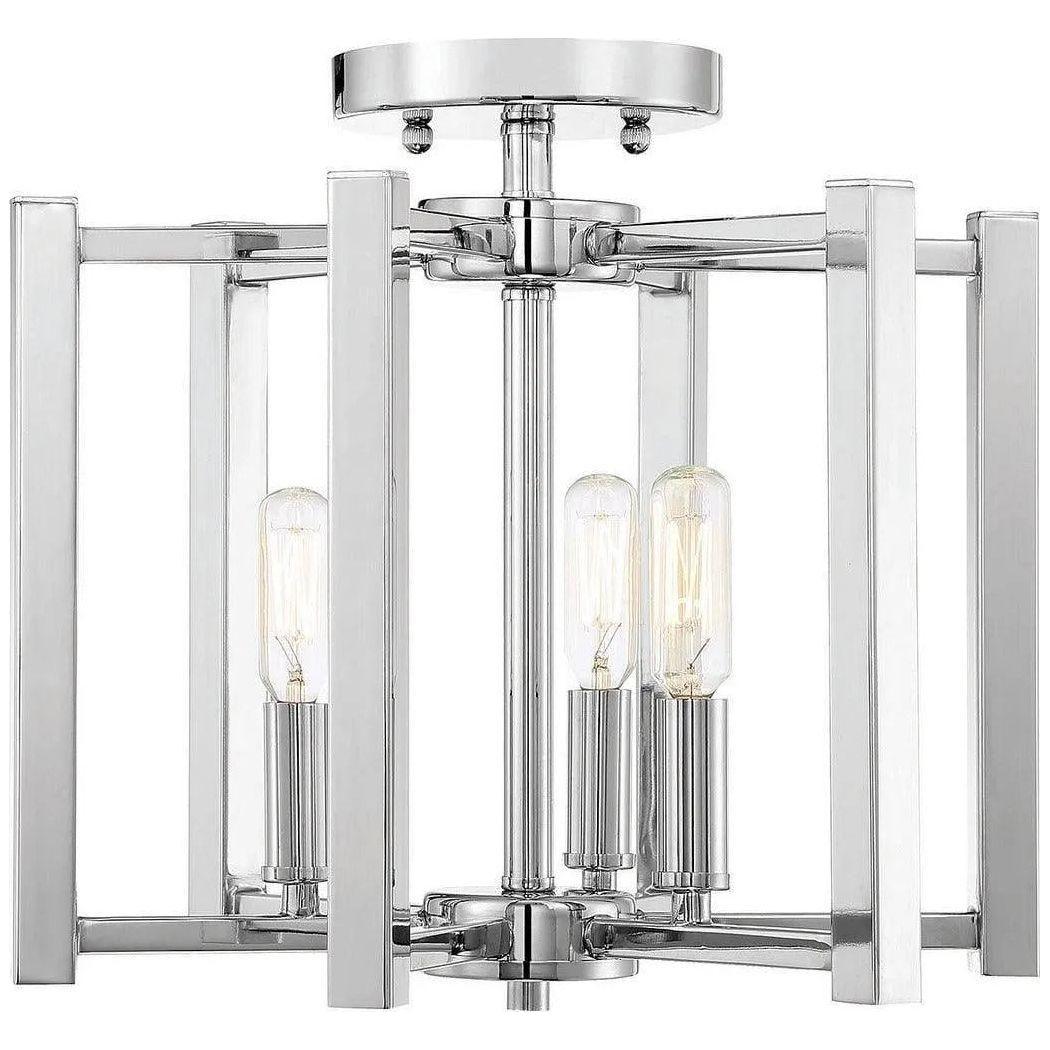 Savoy House - Benson Three Light Semi-Flush Mount - 6-7702-3-109 - Canada Light Shop