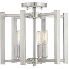 Savoy House - Benson Three Light Semi-Flush Mount - 6-7702-3-SN - Canada Light Shop