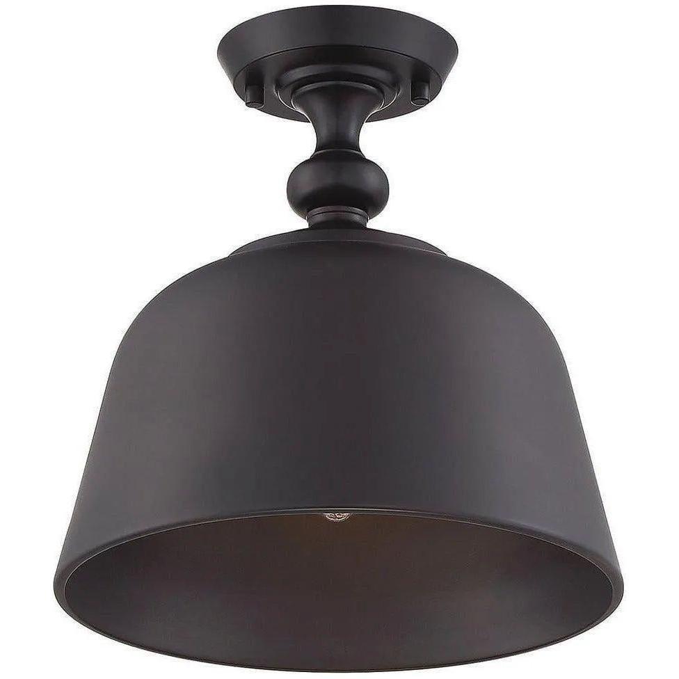 Savoy House - Berg One Light Semi-Flush Mount - 6-3750-1-13 - Canada Light Shop