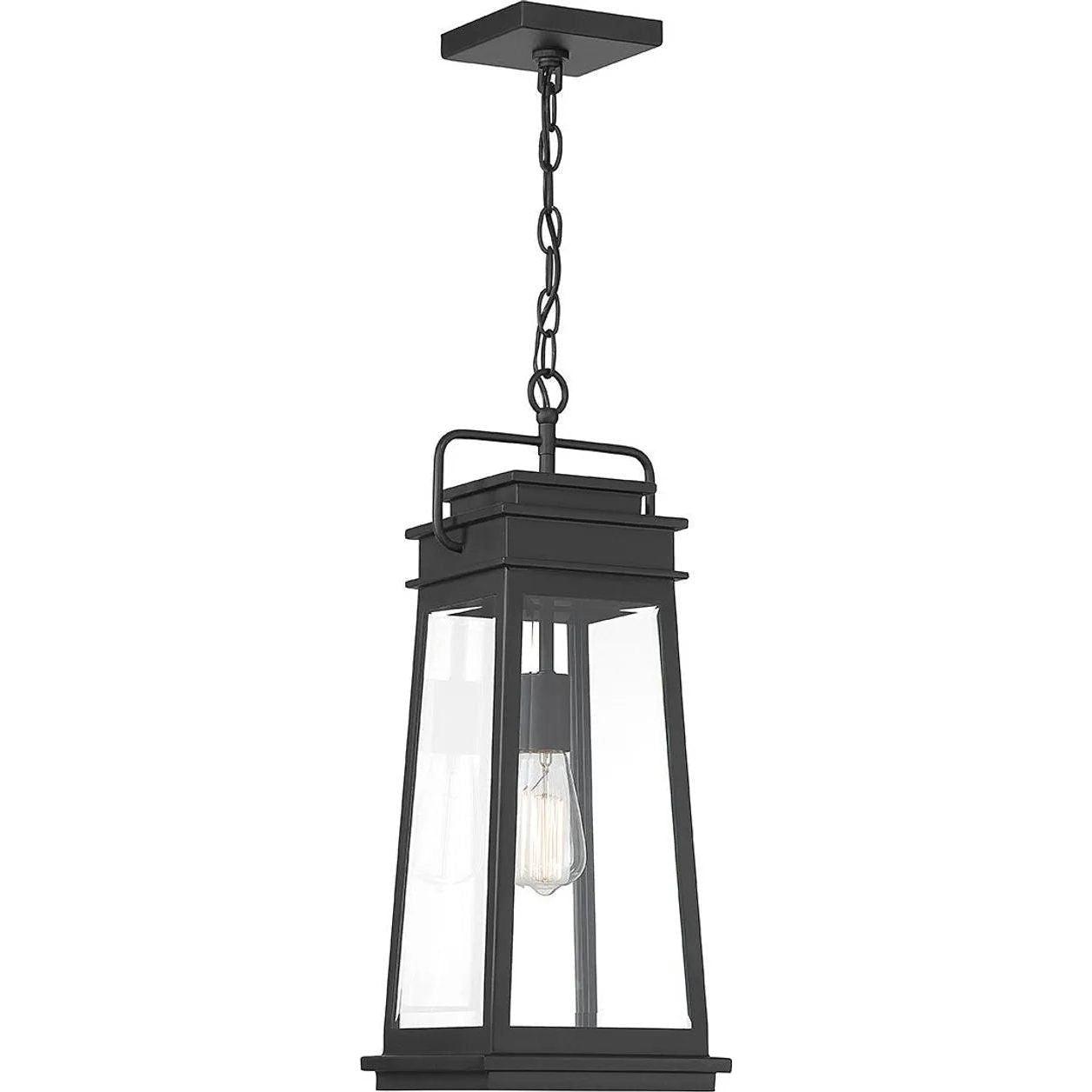 Savoy House - Boone Outdoor Hanging Lantern - 5-816-BK - Canada Light Shop
