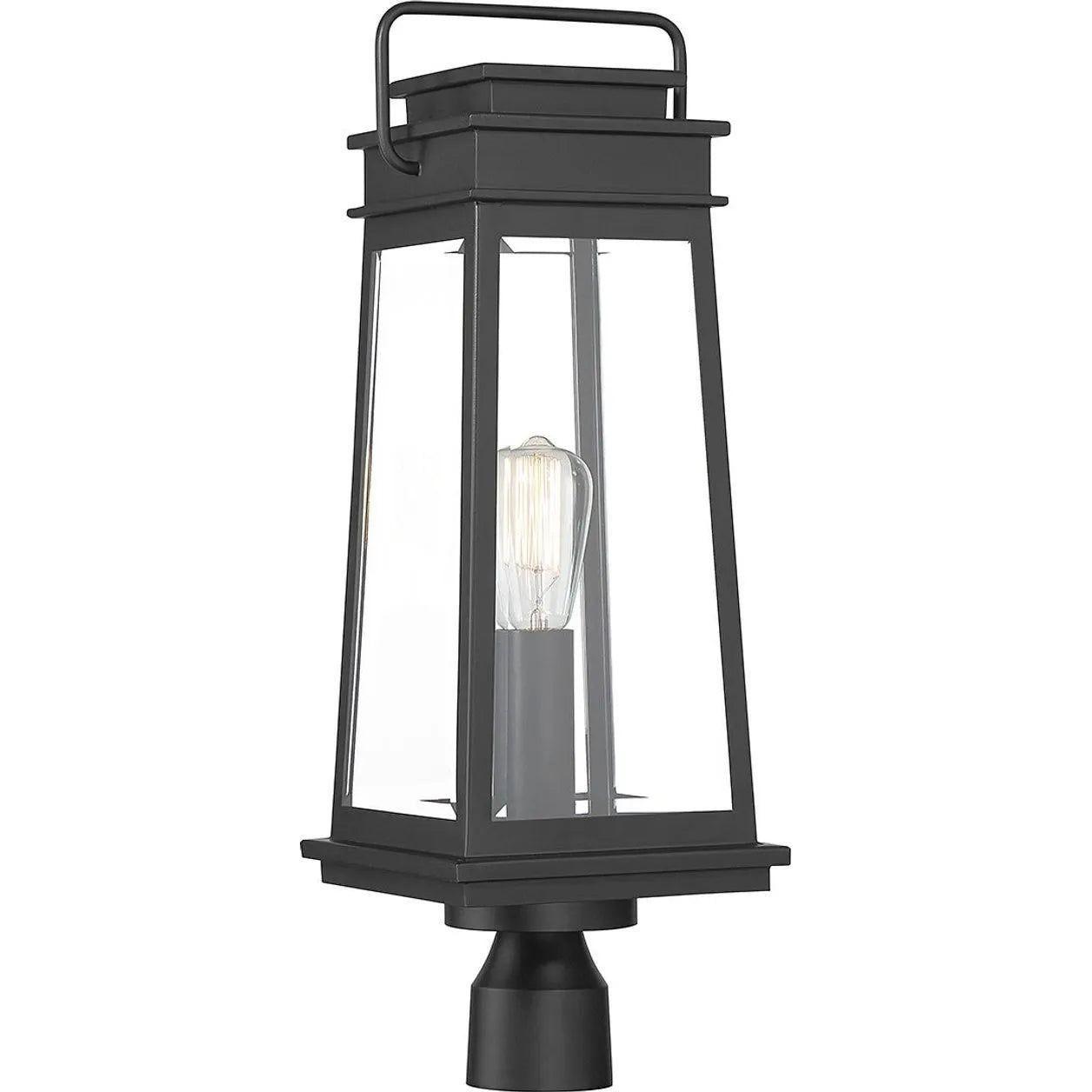 Savoy House - Boone Outdoor Post Lantern - 5-817-BK - Canada Light Shop