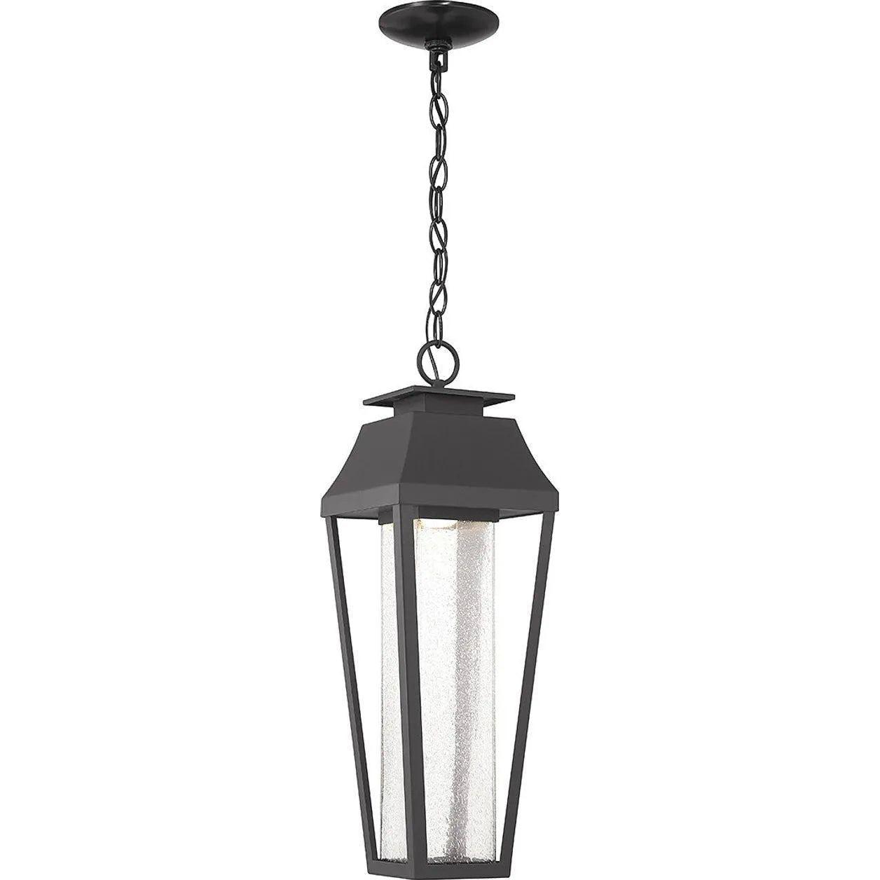 Savoy House - Brookline LED Outdoor Hanging Lantern - 5-357-BK - Canada Light Shop