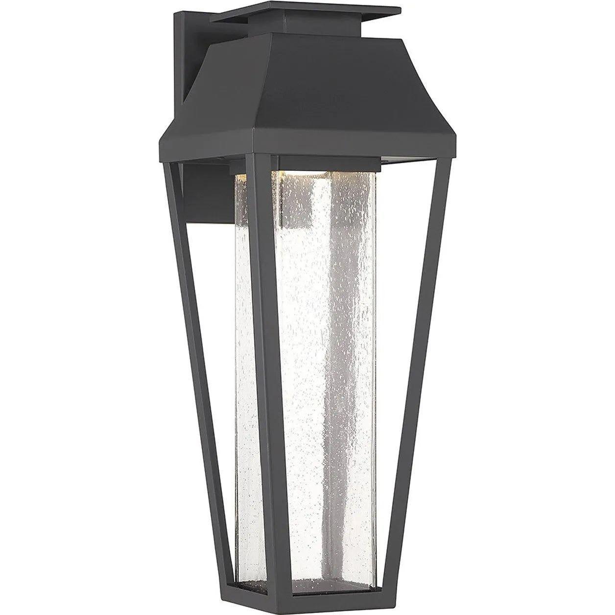 Savoy House - Brookline LED Outdoor Wall Lantern - 5-354-BK - Canada Light Shop