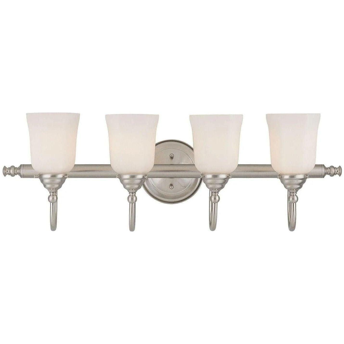 Savoy House - Brunswick Bath Four Light Bath Bar - 8-1062-4-SN - Canada Light Shop
