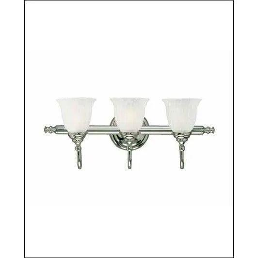 Savoy House - Brunswick Bath Three Light Bath Bar - 8-1062-3-CH - Canada Light Shop