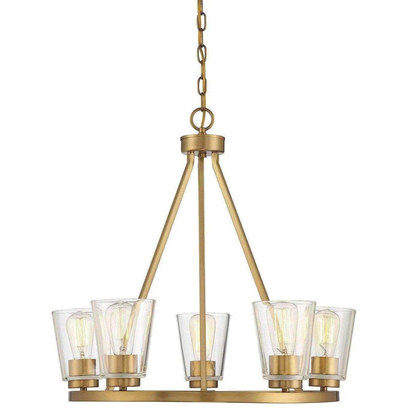 Savoy House - Calhoun Five Light Chandelier - 1-1021-5-322 - Canada Light Shop