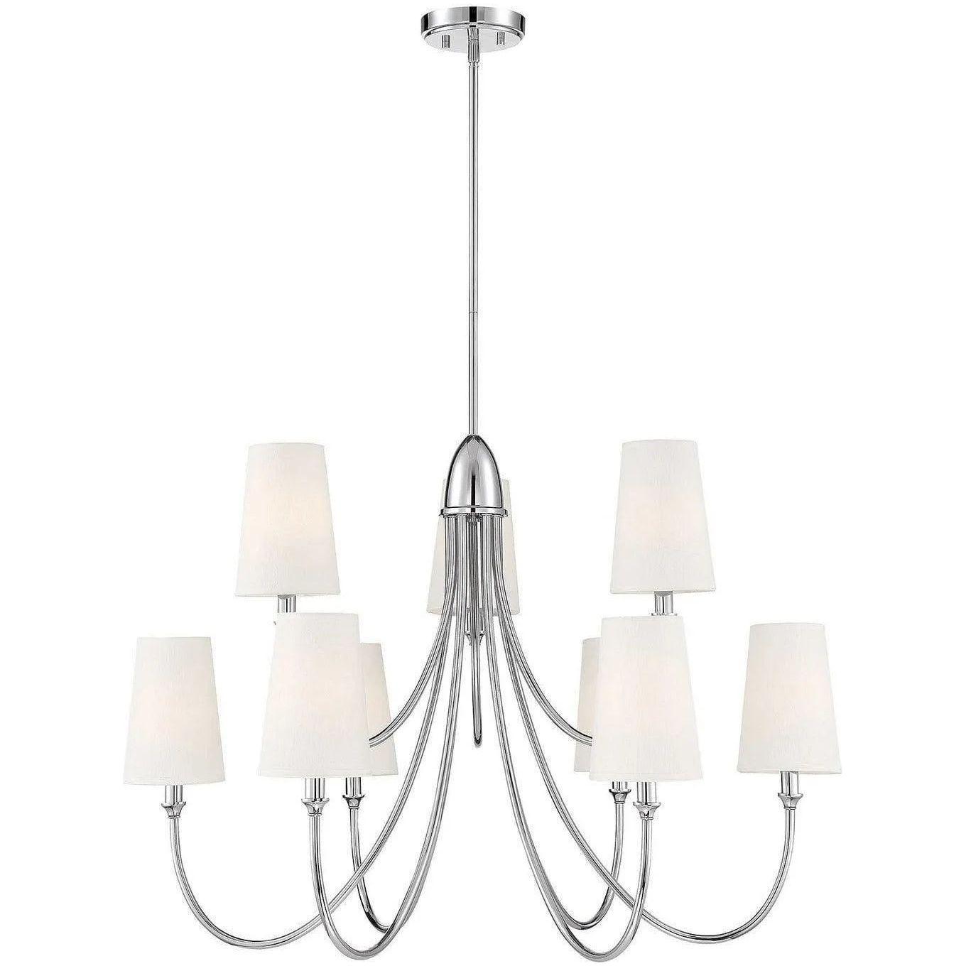 Savoy House - Cameron Nine Light Chandelier - 1-2541-9-109 - Canada Light Shop