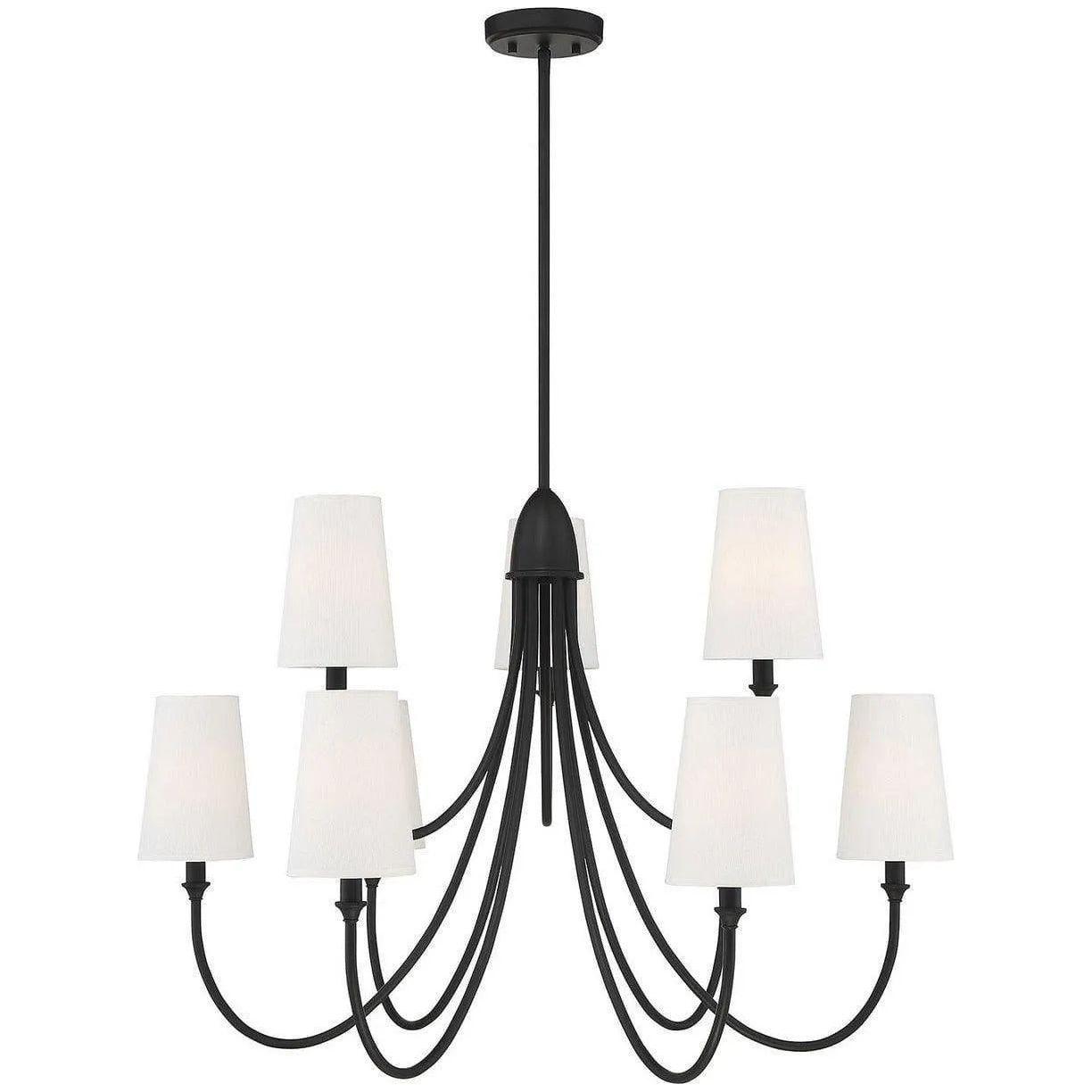 Savoy House - Cameron Nine Light Chandelier - 1-2541-9-89 - Canada Light Shop