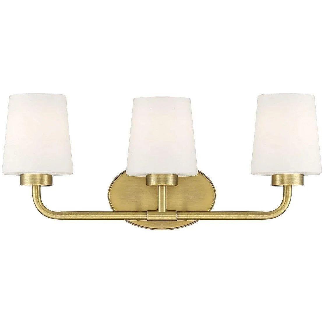 Savoy House - Capra Three Light Bath Bar - 8-4090-3-322 - Canada Light Shop