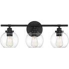 Savoy House - Carson Three Light Bath Bar - 8-4050-3-BK - Canada Light Shop