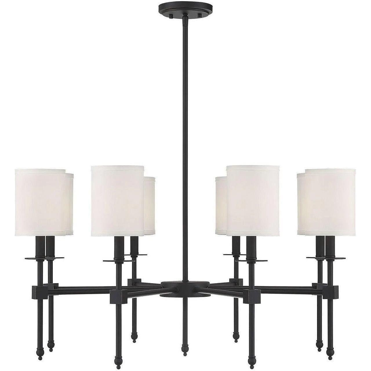 Savoy House - Chatham Eight Light Chandelier - 1-306-8-44 - Canada Light Shop