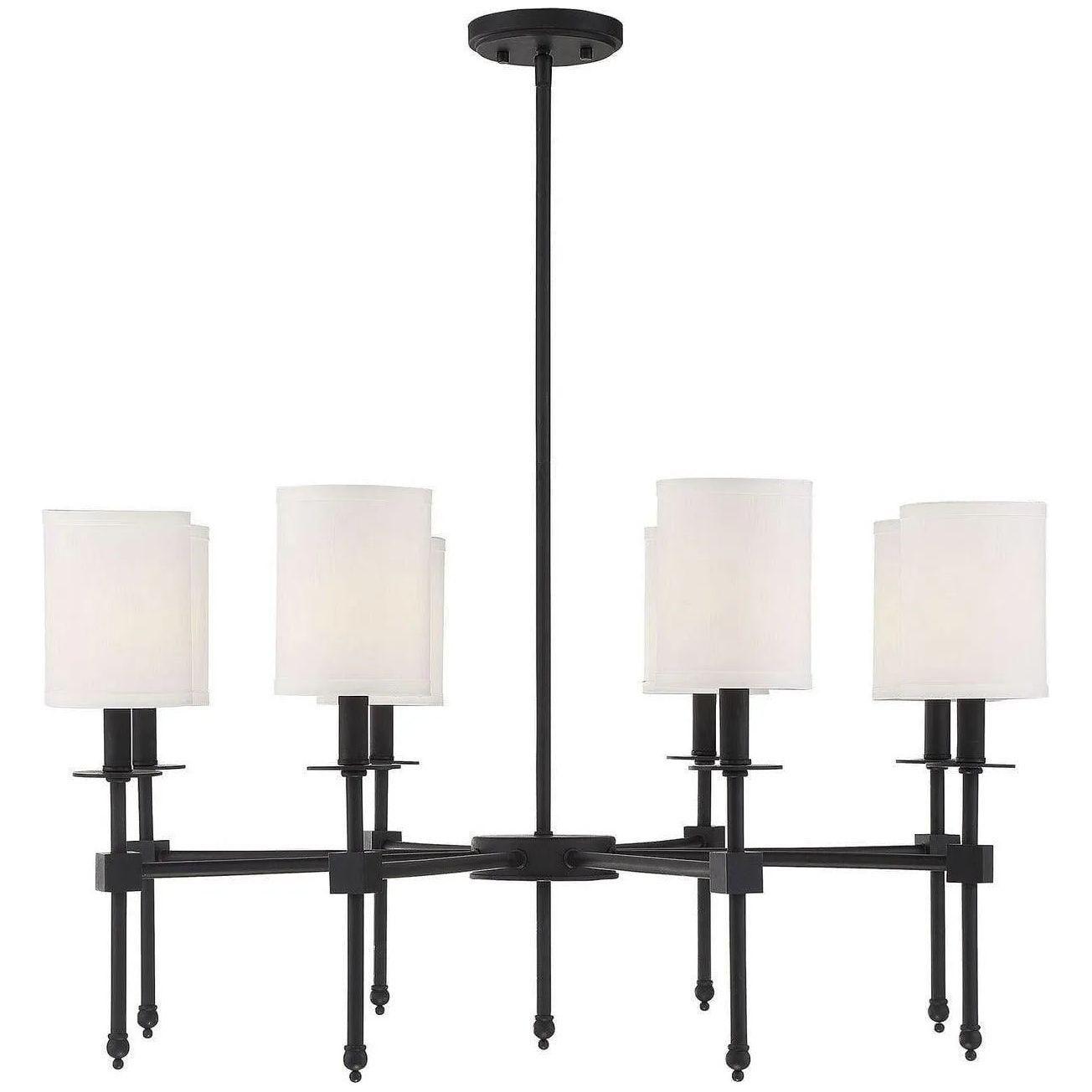 Savoy House - Chatham Eight Light Chandelier - 1-306-8-89 - Canada Light Shop