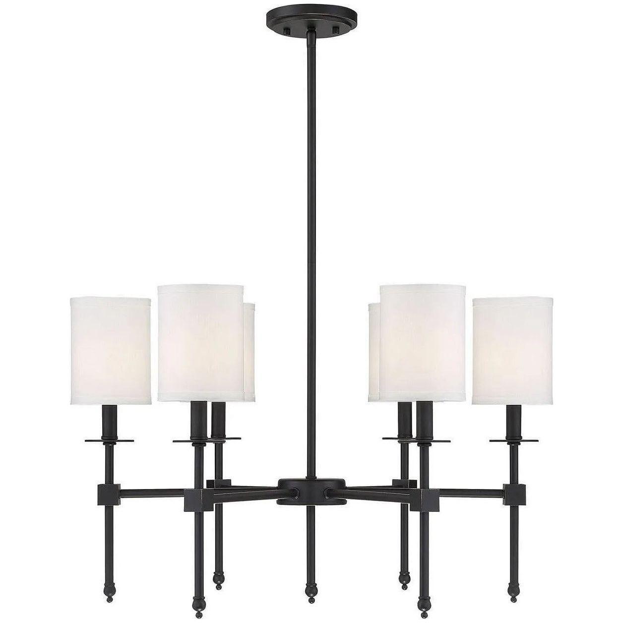 Savoy House - Chatham Six Light Chandelier - 1-305-6-44 - Canada Light Shop
