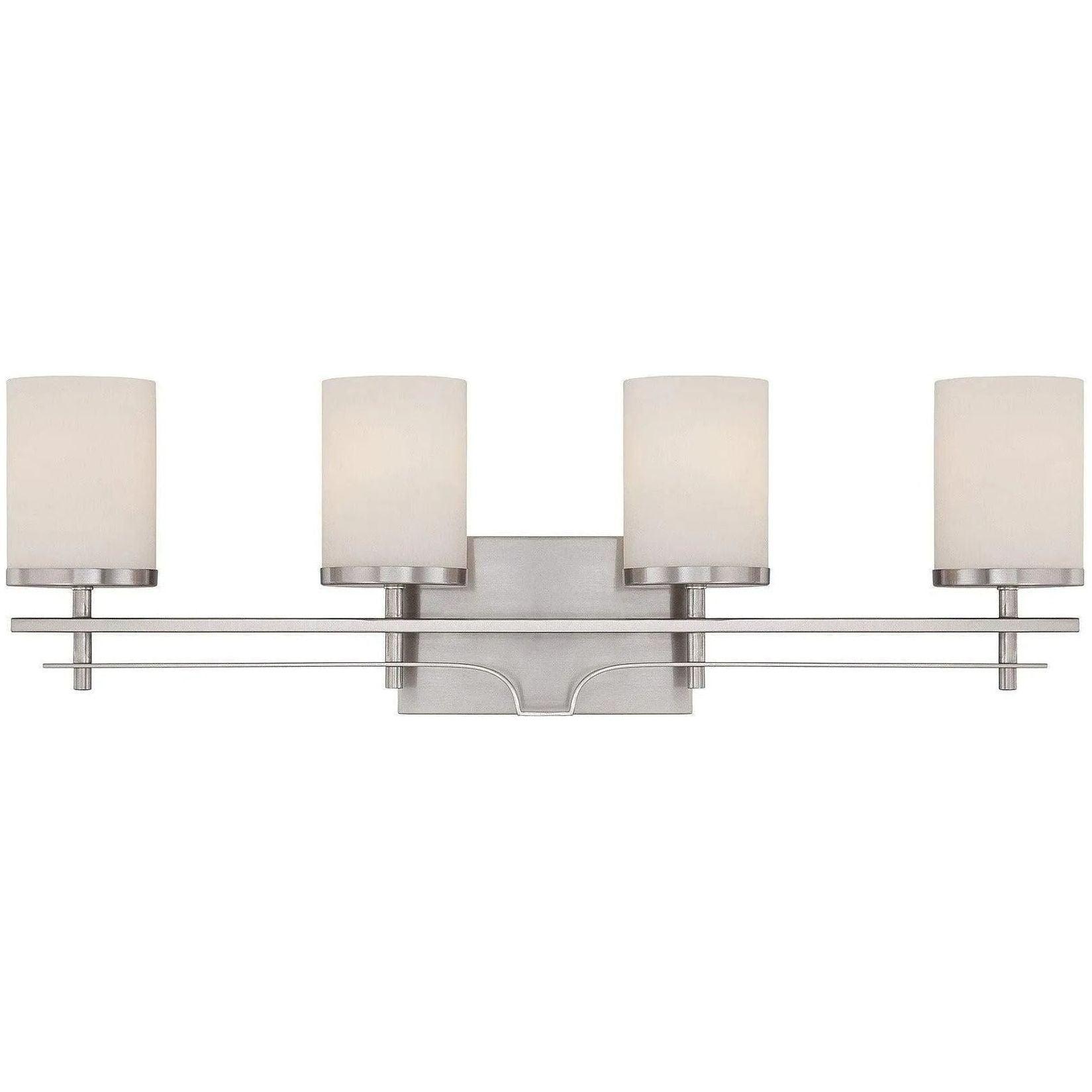 Savoy House - Colton Four Light Bath Bar - 8-338-4-SN - Canada Light Shop