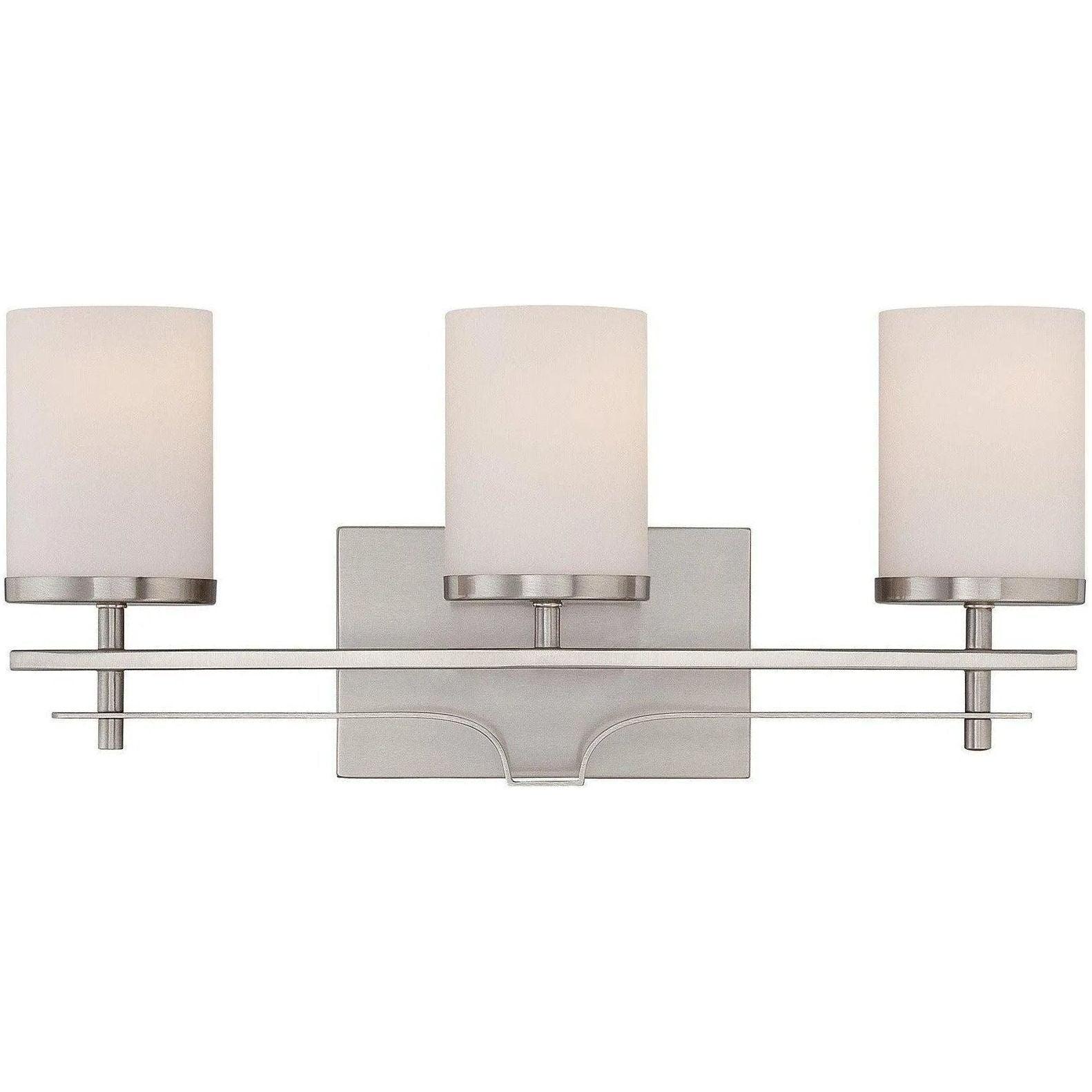Savoy House - Colton Three Light Bath Bar - 8-338-3-SN - Canada Light Shop