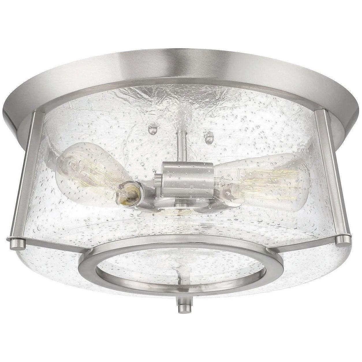Savoy House - Dash Three Light Flush Mount - 6-2182-16-SN - Canada Light Shop