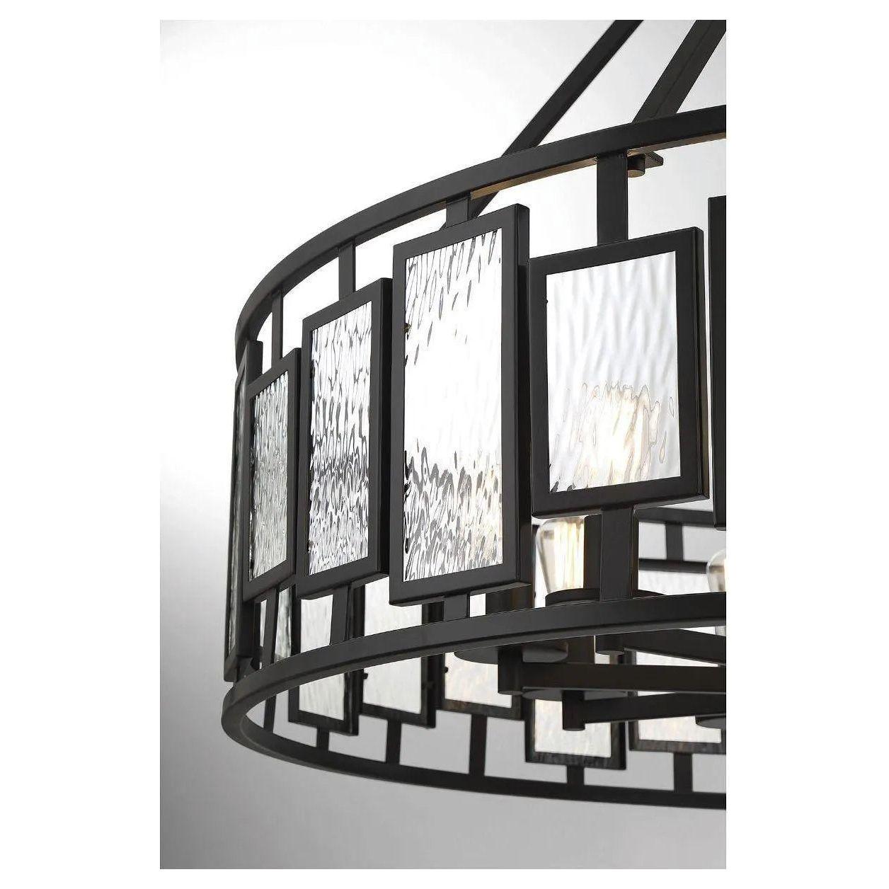 Savoy House - Deandre 10-Light Chandelier in Matte Black - 1-1943-10-89 - Canada Light Shop