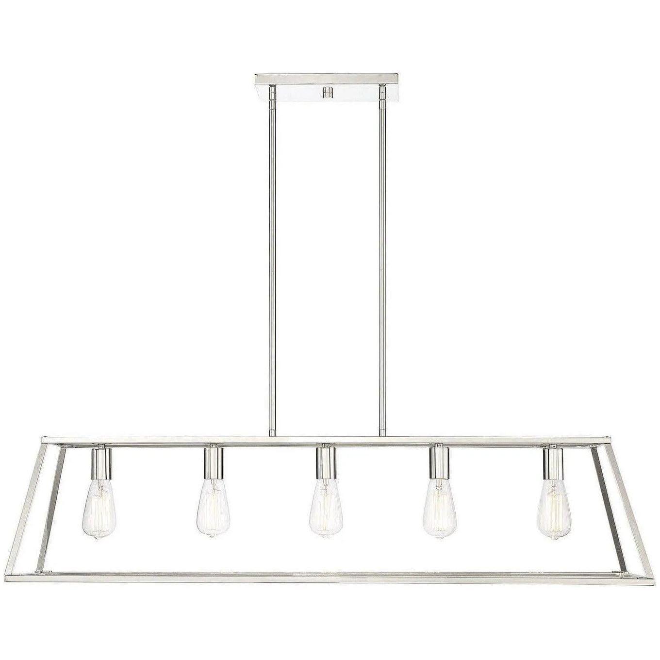 Savoy House - Denton Five Light Linear Chandelier - 1-327-5-109 - Canada Light Shop
