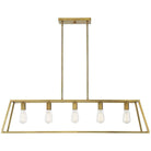 Savoy House - Denton Five Light Linear Chandelier - 1-327-5-322 - Canada Light Shop