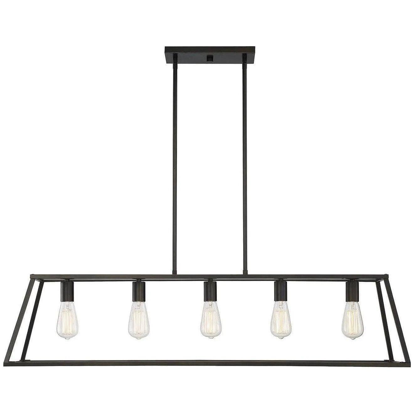 Savoy House - Denton Five Light Linear Chandelier - 1-327-5-44 - Canada Light Shop