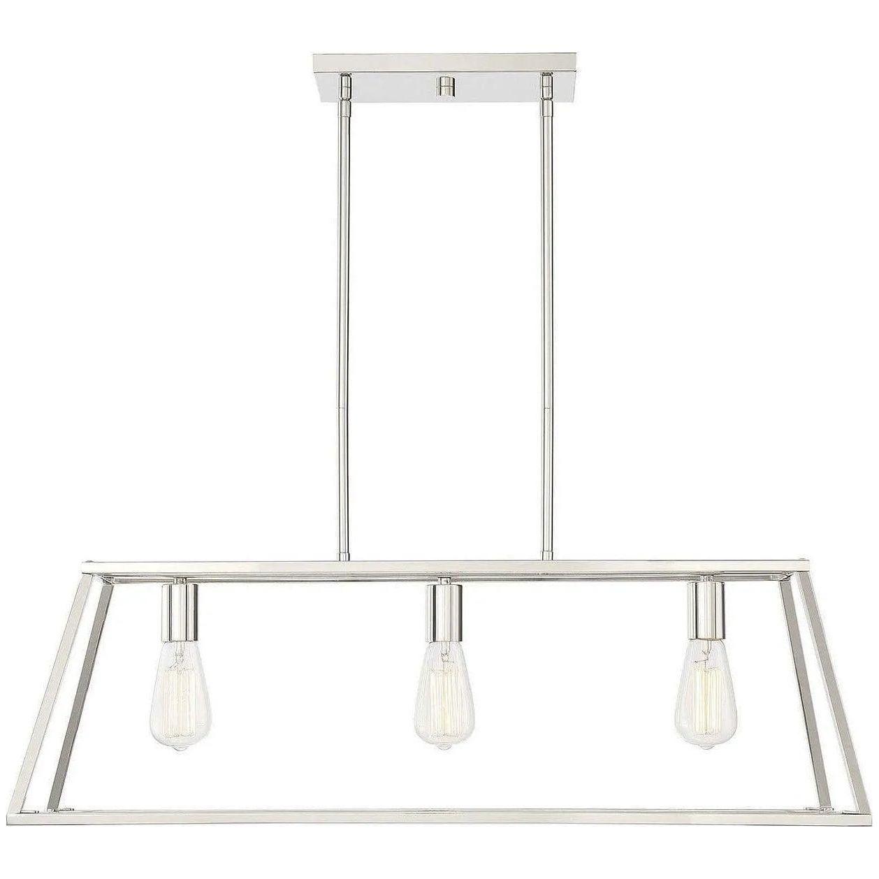 Savoy House - Denton Three Light Linear Chandelier - 1-326-3-109 - Canada Light Shop