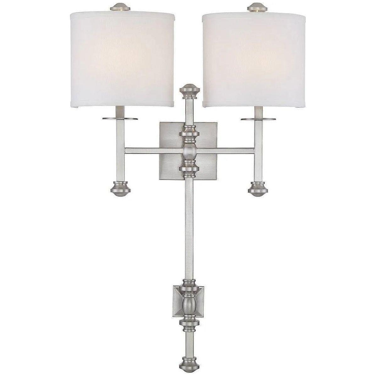 Savoy House - Devon Two Light Wall Sconce - 9-7141-2-322 - Canada Light Shop