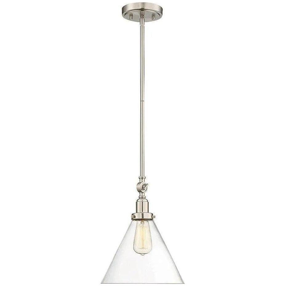 Savoy House - Drake One Light Pendant - 7-9132-1-SN - Canada Light Shop