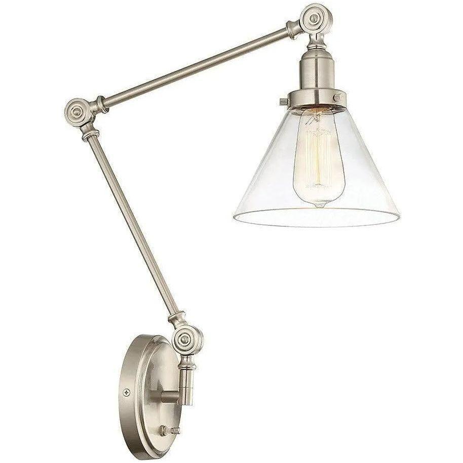 Savoy House - Drake One Light Wall Sconce - 9-9131CP-1-SN - Canada Light Shop